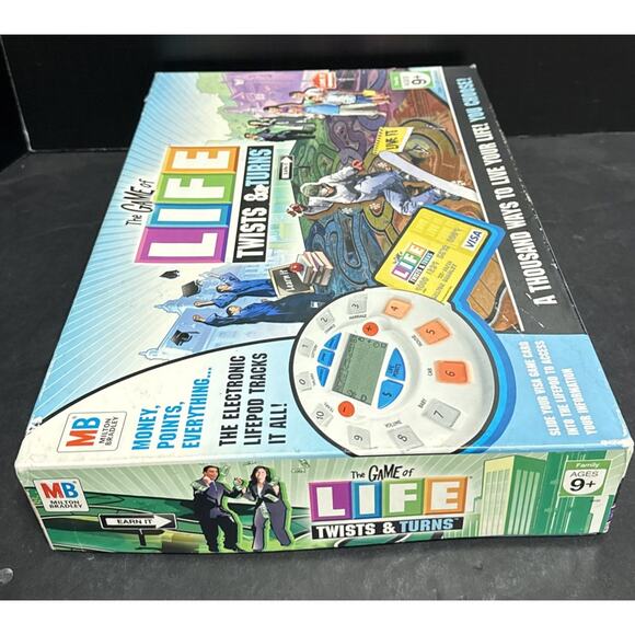 The Game of Life Twists & Turns Milton Bradley Board Game 100% Complete Tested - Picture 14 of 16